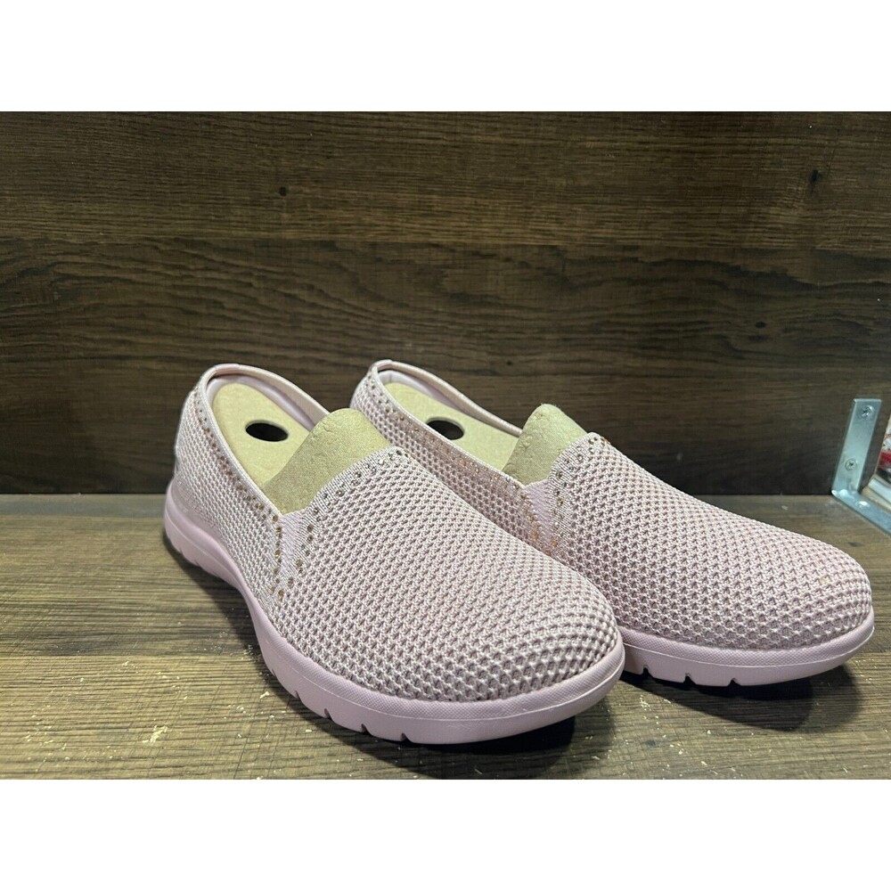 Skechers On the GO Flex Treasure Gem Slip-On Shoes Blush Women's 7.5M New